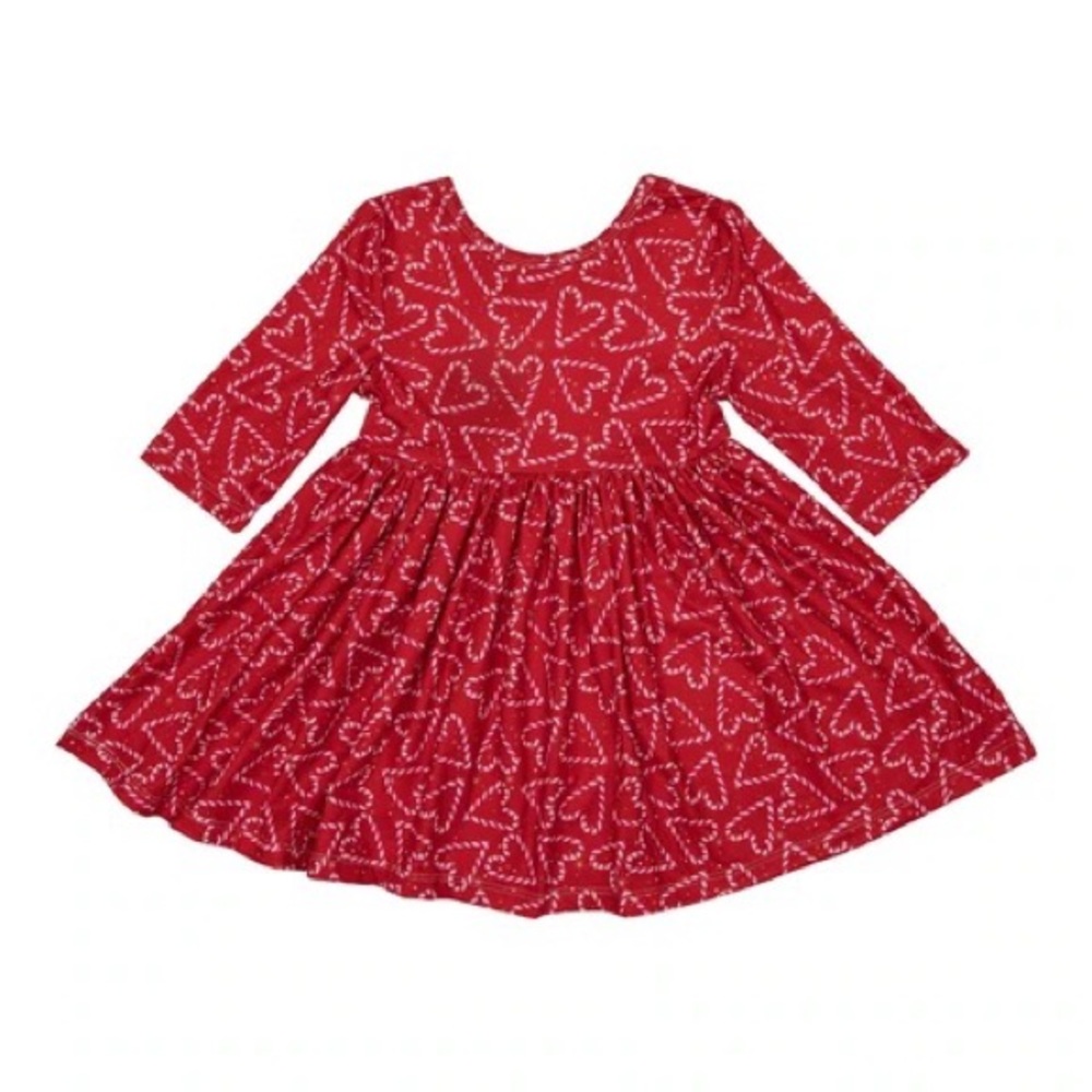 Mila and Rose Candy Cane Heart Dress